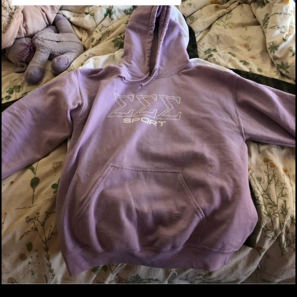 Tri Sigma Sport Lilac Hoodie